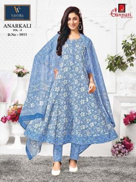 Ganpati anarkali vol-5 Cotton Kurti Wholesale Market in Surat