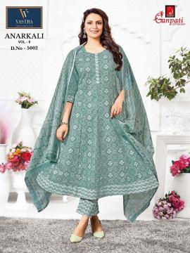Ganpati anarkali vol-5 Cotton Kurti Wholesale Market in Surat