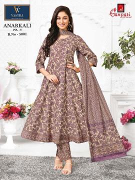 Ganpati anarkali vol-5 Cotton Kurti Wholesale Market in Surat