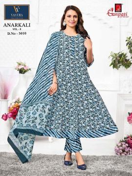 Ganpati anarkali vol-5 Cotton Kurti Wholesale Market in Surat