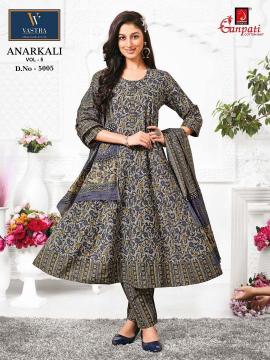 Ganpati anarkali vol-5 Cotton Kurti Wholesale Market in Surat