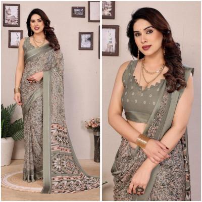 GC bright georgette Saree manufacturers in Kolkata