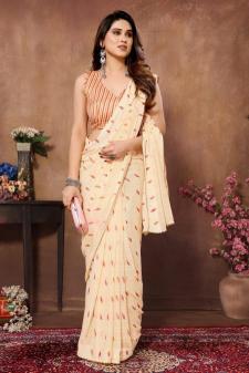 GC georgette silk Casual sarees in Ahmedabad