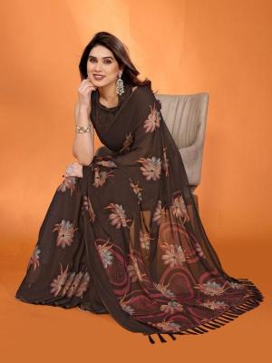GC soft moss silk printed Silk sarees wholesale in India