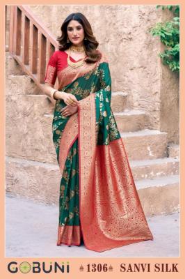Gobuni sanvi silk Designer sarees wholesale in Kolkata