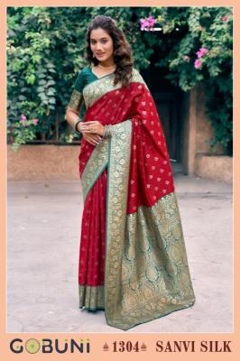 Gobuni sanvi silk Designer sarees wholesale in Kolkata