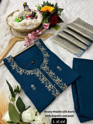 K k boutique diable muslin Wholesale Pakistani Kurtis in Surat