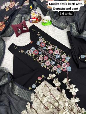 K k presents diable muslin Surat Kurti Suppliers for Boutiques