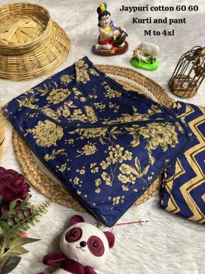 K k presents jaipuri cotton indian kurti short