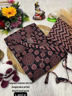 K k pure cotton print top Kurtis on wholesale rates in Kolkata