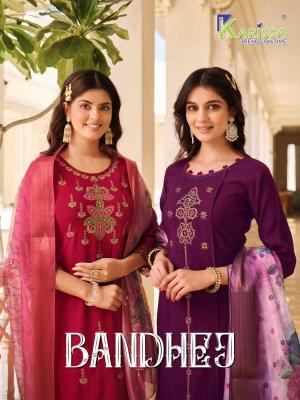 Karissa bandhej  Kurtis with dupatta wholesale in Kolkata