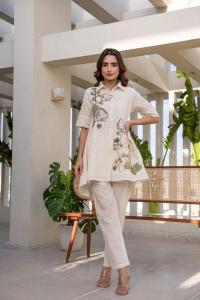 Karma cotton dobhi with embroidery work Wholesale Kurti prices in Kolkata