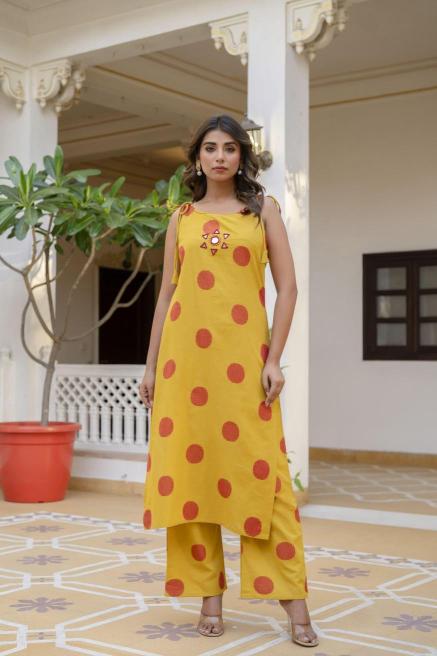 Karma pure soft cotton coord set indian party wear kurtis