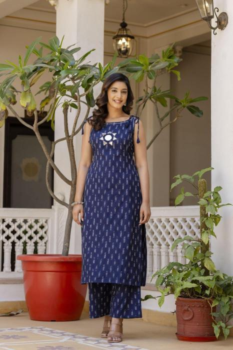 Karma pure soft cotton coord set indian party wear kurtis