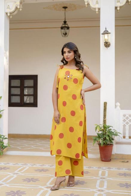 Karma pure soft cotton coord set indian party wear kurtis