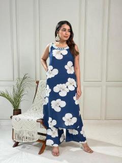 Karma rayon aline coord set indian long kurti design