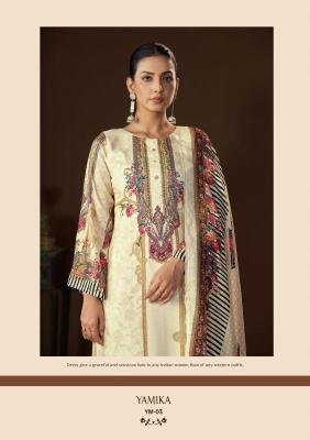 Karva designer studio yamika Dress material wholesalers in Gujarat