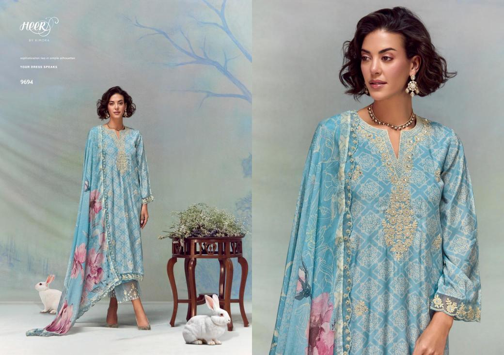 Kimora heer florance - 213 Dress material suppliers in Ahmedabad