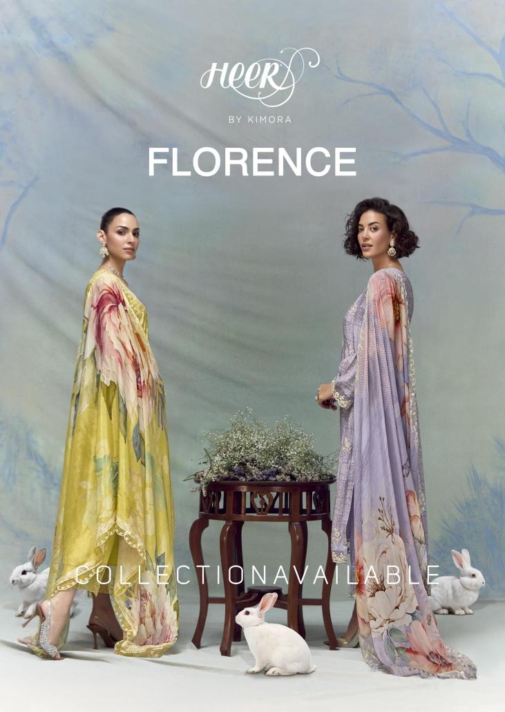 Kimora heer florance - 213 Dress material suppliers in Ahmedabad