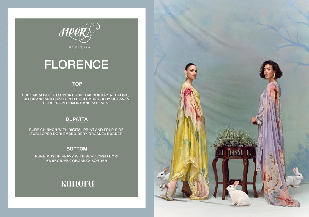 Kimora heer florance - 213 Dress material suppliers in Ahmedabad