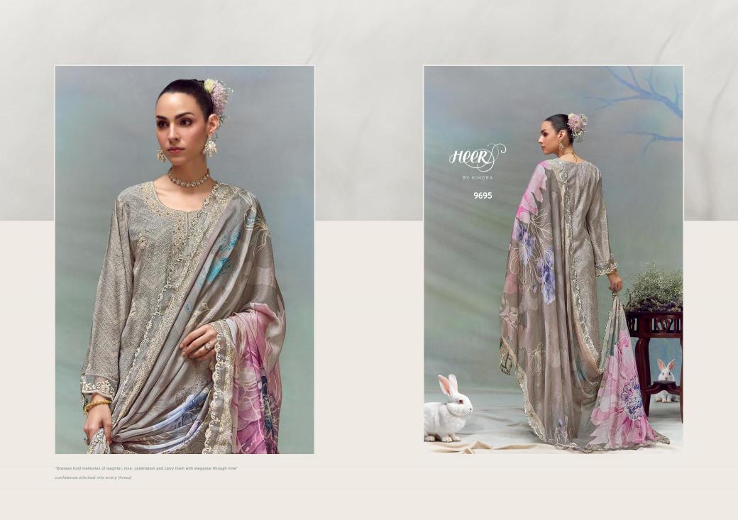 Kimora heer florance - 213 Dress material suppliers in Ahmedabad