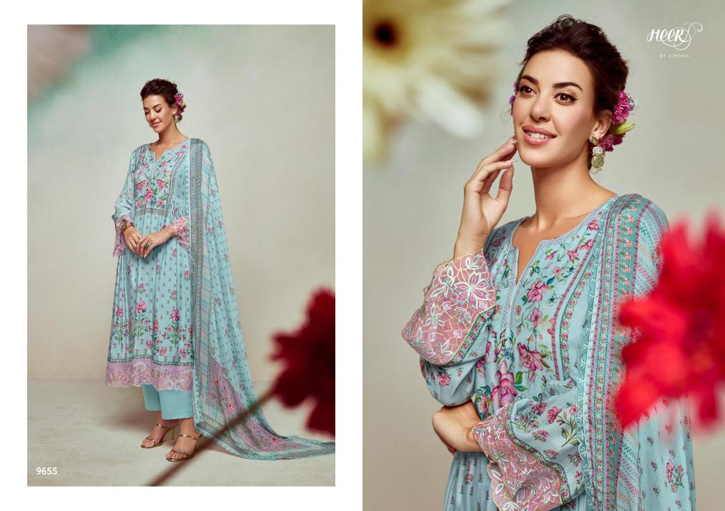 Kimora heer gulkand vol 209 Dress material suppliers in Bhavnagar