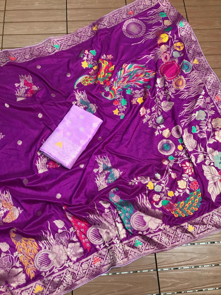 Komal-vol-3 banarasi khadi Designer sarees in Mumbai