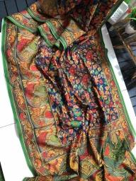 Linen digital print Bulk saree suppliers in surat