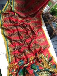 Linen digital print Bulk saree suppliers in surat