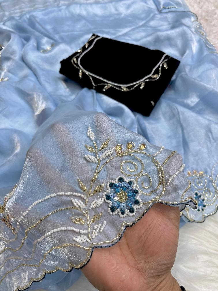 Mahaveer silks beautiful soft fendi satin Indian saree wholesale