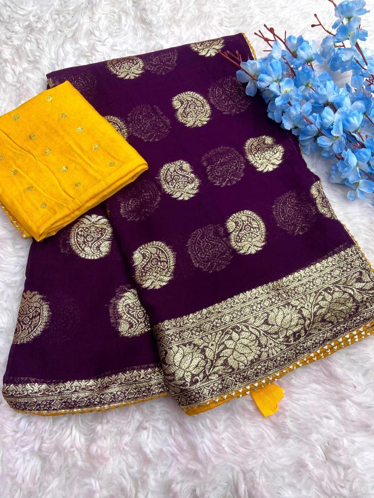 Mahaveer silks soft viscose Saree wholesalers in Ahmedabad