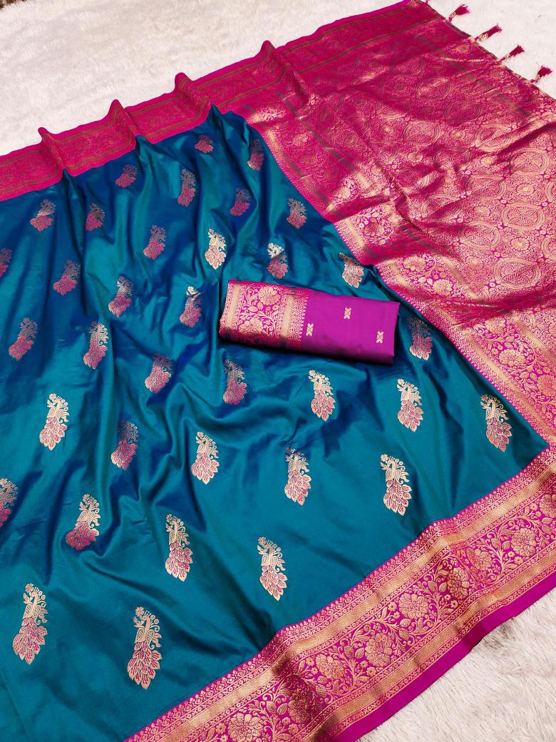 Mahima soft silk peacock Wholesale saree dealers in Kolkata