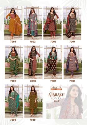 Mayur ajarakh vol-7 Dress material wholesale suppliers