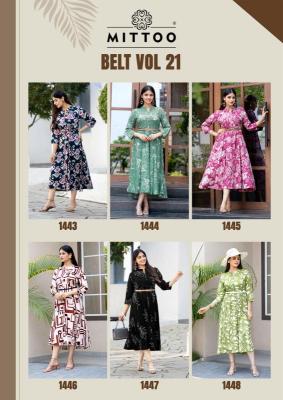 Mittoo belt vol 21 Kurti manufacturers in Gujarat