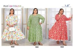 Moksh international plus size color vol 2 Latest Kurti collection in bulk