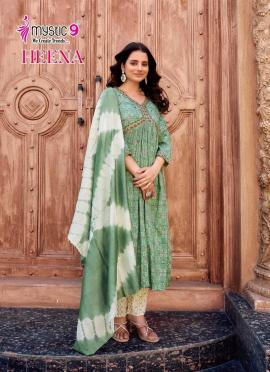Mystic9 heena vol 7 Long kurti wholesalers in Ahmedabad