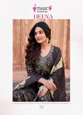 Mystic9 heena vol 7 Long kurti wholesalers in Ahmedabad