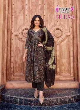 Mystic9 heena vol 7 Long kurti wholesalers in Ahmedabad