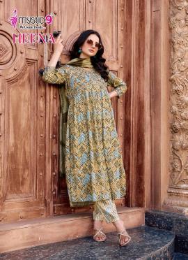 Mystic9 heena vol 7 Long kurti wholesalers in Ahmedabad