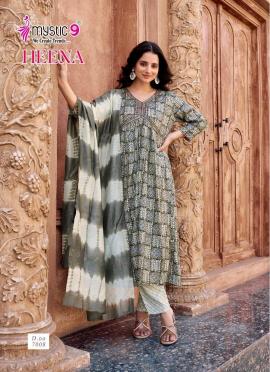 Mystic9 heena vol 7 Long kurti wholesalers in Ahmedabad