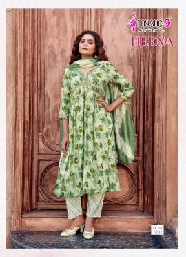 Mystic9 heena vol 7 Long kurti wholesalers in Ahmedabad