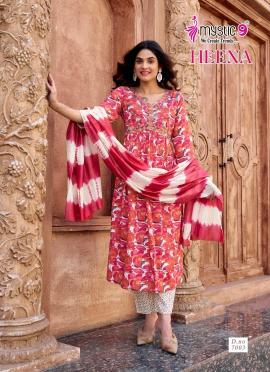 Mystic9 heena vol 7 Long kurti wholesalers in Ahmedabad