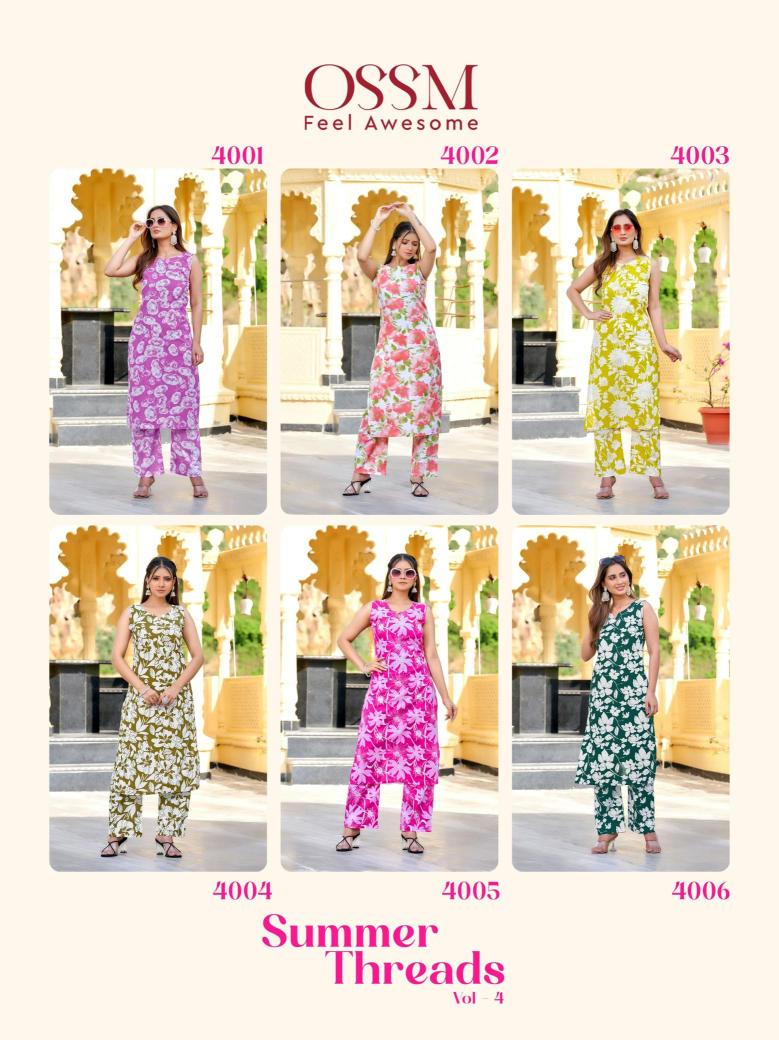 Ossm summer threads vol 4 Kurti suppliers in Surat