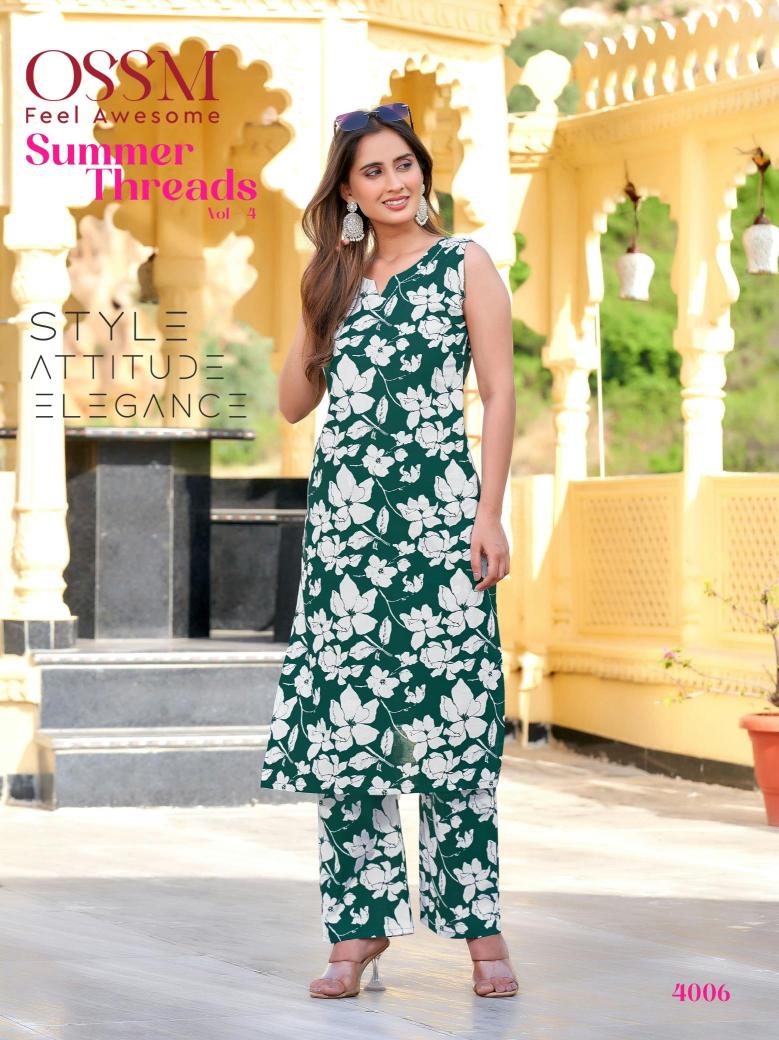 Ossm summer threads vol 4 Kurti suppliers in Surat