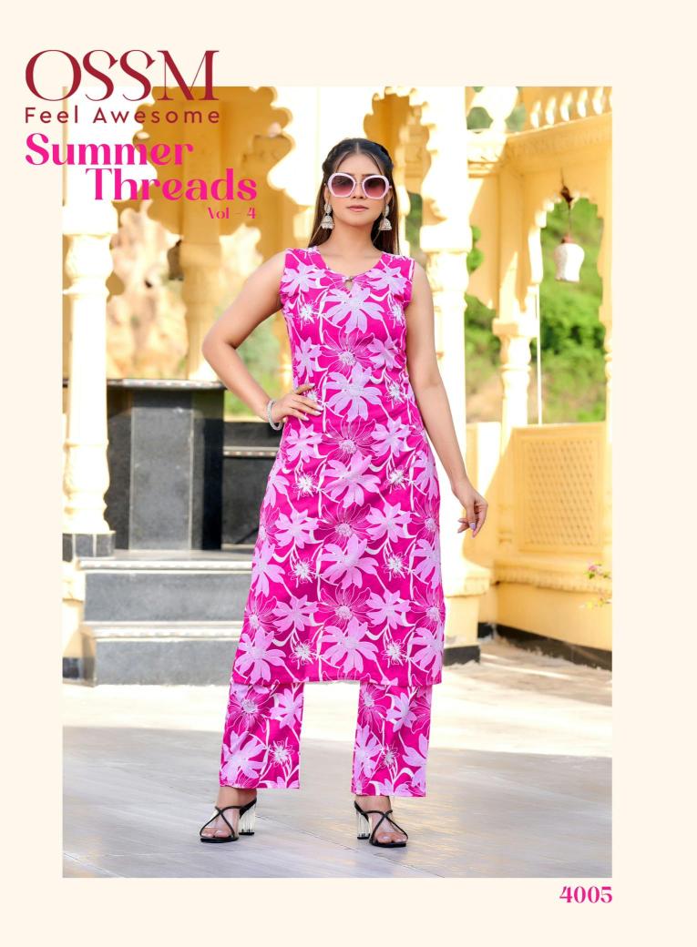 Ossm summer threads vol 4 Kurti suppliers in Surat
