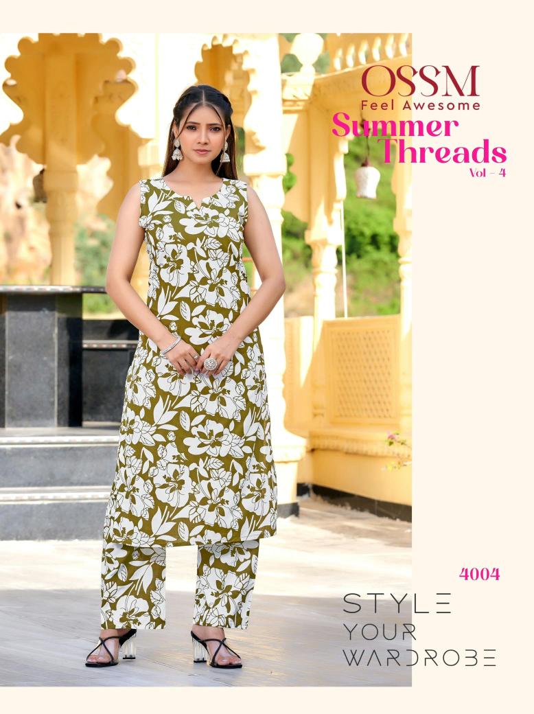 Ossm summer threads vol 4 Kurti suppliers in Surat