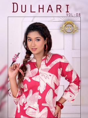 Padmavati textiles dulhari vol 8 indian kurti with leggings