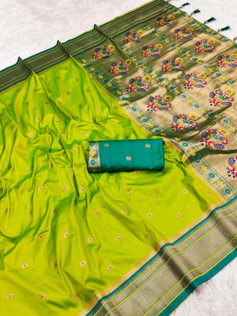 Paithani soft silk meenakari Wholesale saree market in Kolkata