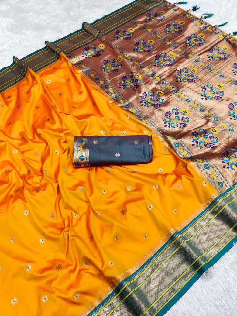 Paithani soft silk meenakari Wholesale saree market in Kolkata