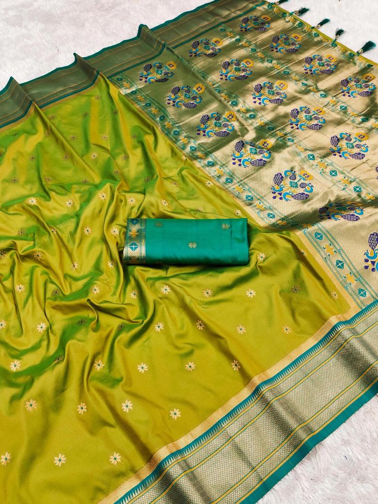 Paithani soft silk meenakari Wholesale saree market in Kolkata